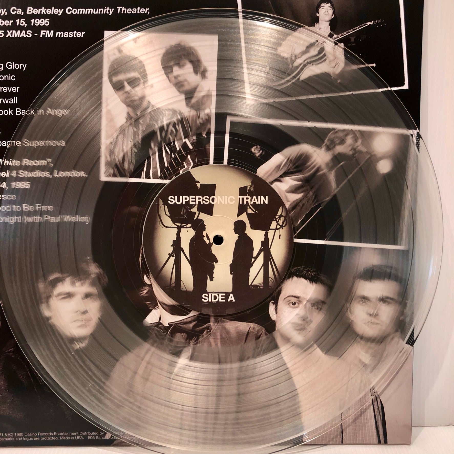 Oasis - Supersonic Train - rare CRYSTAL vinyl LP Oasis - Supersonic Train - rare CRYSTAL vinyl LP