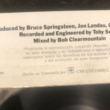 Load image into Gallery viewer, B. Springsteen - Tunnel of Love - Venezuela LP CS 10582
