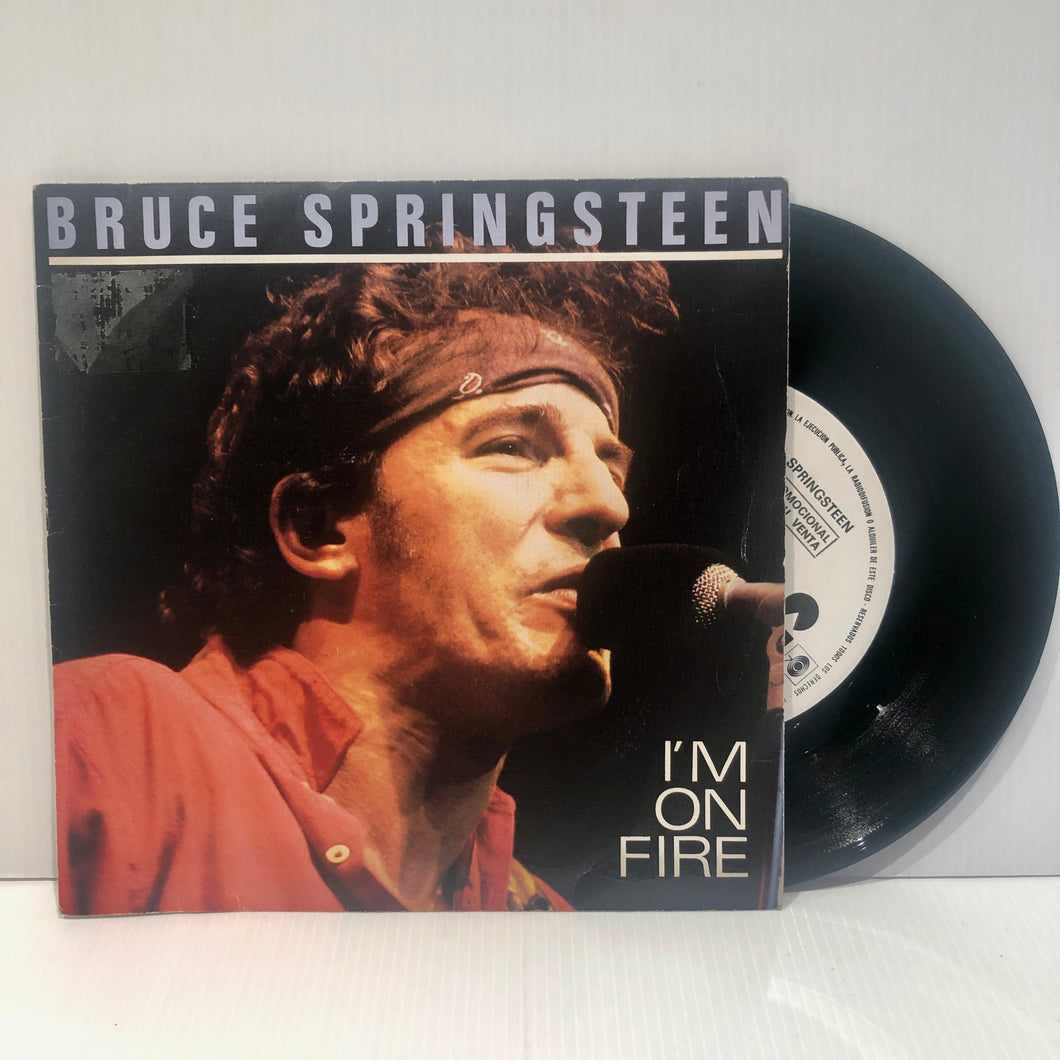 B. Springsteen - I'm on fire - rare Spain promo 7